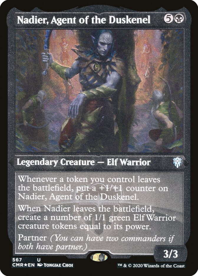 Nadier, Agent of the Duskenel (Foil Etched) [Commander Legends]