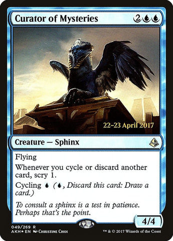 Curator of Mysteries (Prerelease Promo) [Amonkhet Prerelease Promos]