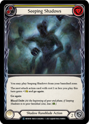 Seeping Shadows (Yellow) (Rainbow Foil) [U-MON166-RF] Unlimited Edition Rainbow Foil