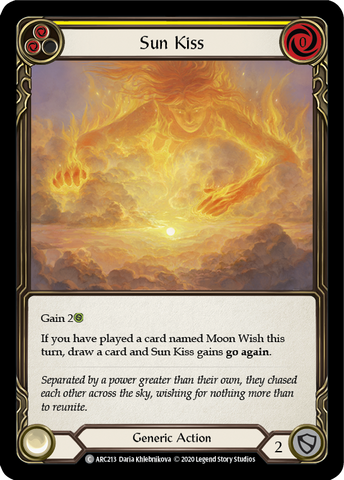Sun Kiss  (Yellow) [ARC213] Unlimited Edition Rainbow Foil