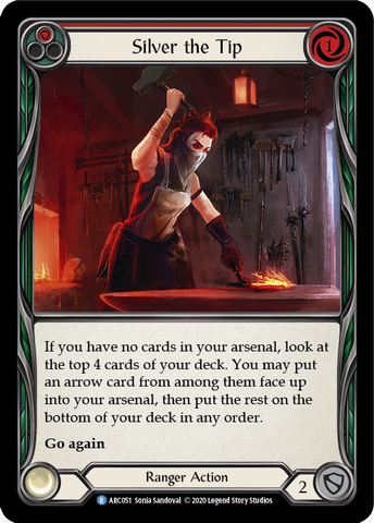 Silver the Tip (Red) [ARC051] Unlimited Edition Rainbow Foil