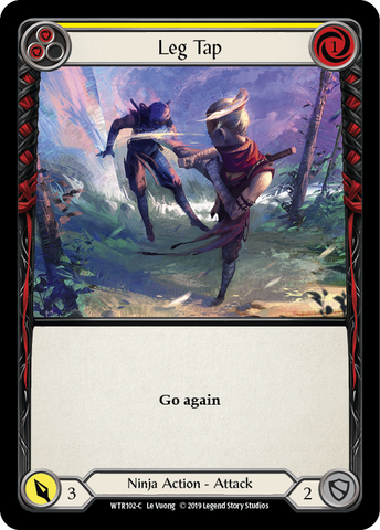 Leg Tap (Yellow) [WTR102-C] Alpha Print Normal