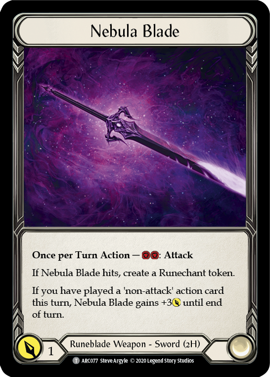 Nebula Blade [ARC077] Unlimited Edition Normal