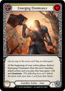 Emerging Dominance (Yellow) (Rainbow Foil) [CRU039-RF] Unlimited Rainbow Foil