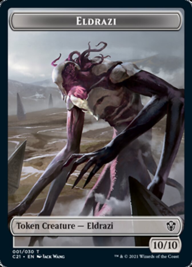 Eldrazi // Champion of Wits Token [Commander 2021 Tokens]