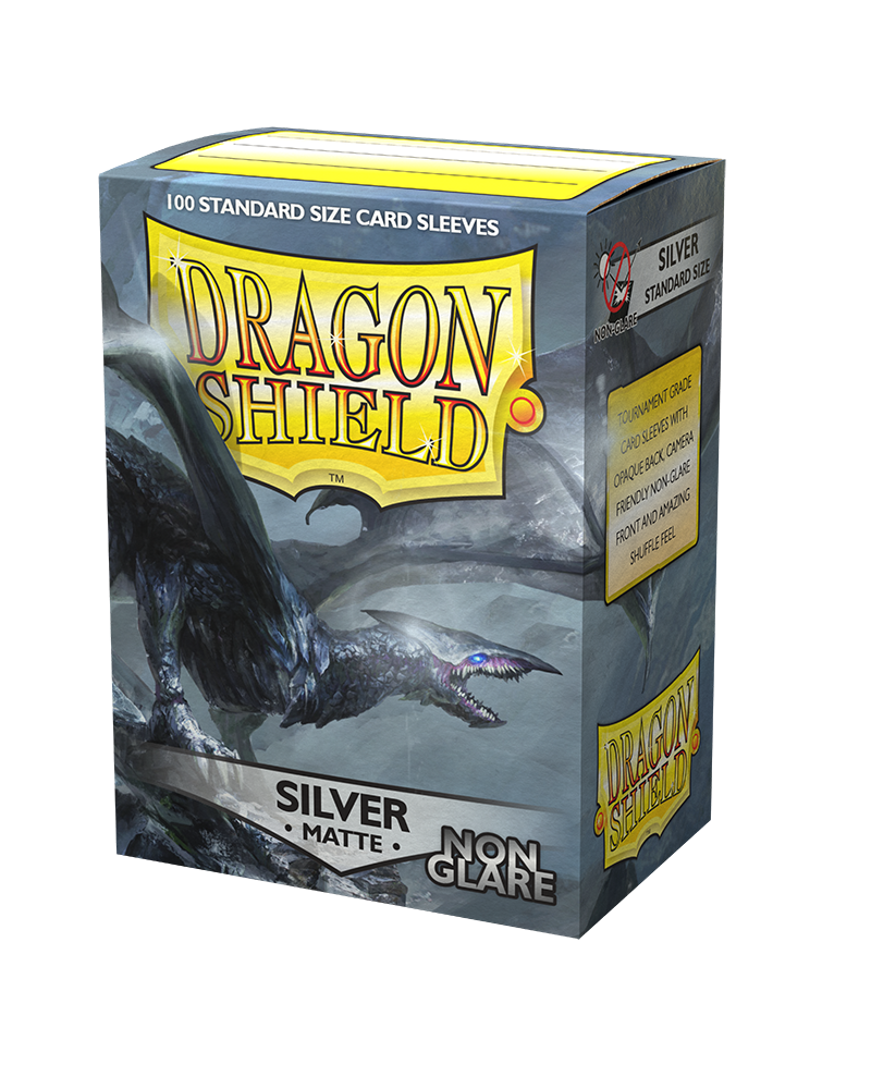 Dragon Shield - Matte Non Glare Sleeve Silver