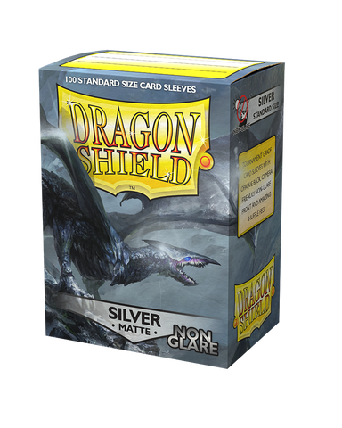 Dragon Shield - Matte Non Glare Sleeve Silver