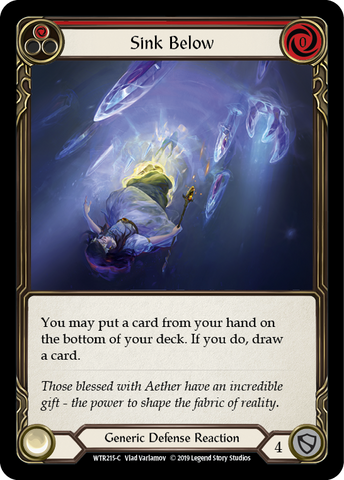 Sink Below (Red) [WTR215-C] Alpha Print Normal