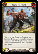 Pound for Pound (Yellow) (Rainbow Foil) [U-MON279-RF] Unlimited Edition Rainbow Foil