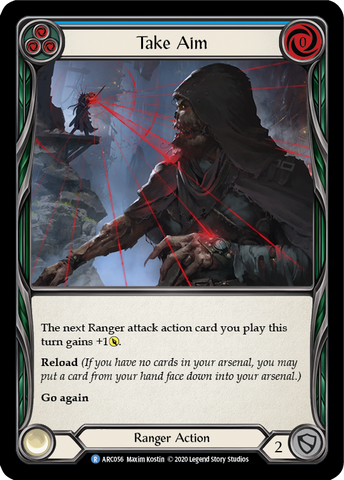Take Aim (Blue) [ARC056] Unlimited Edition Rainbow Foil