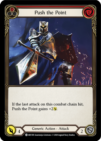 Push the Point (Red) [ARC188] Unlimited Edition Rainbow Foil