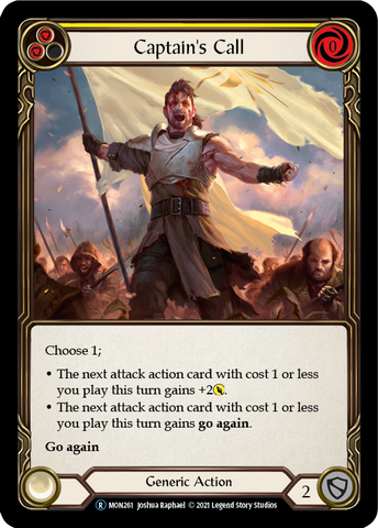 Captain's Call (Yellow) [U-MON261] Unlimited Edition Normal