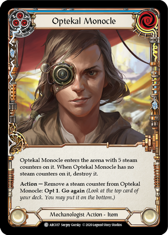 Optekal Monocle [ARC037] Unlimited Edition Rainbow Foil