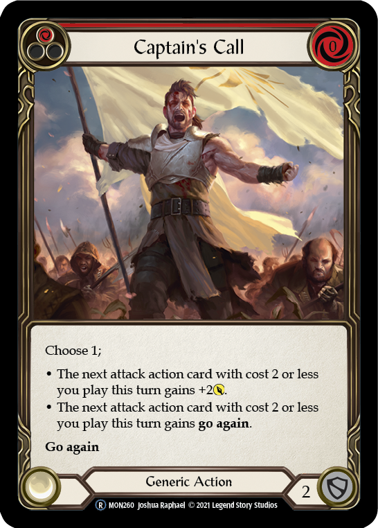 Captain's Call (Red) [U-MON260] Unlimited Edition Normal