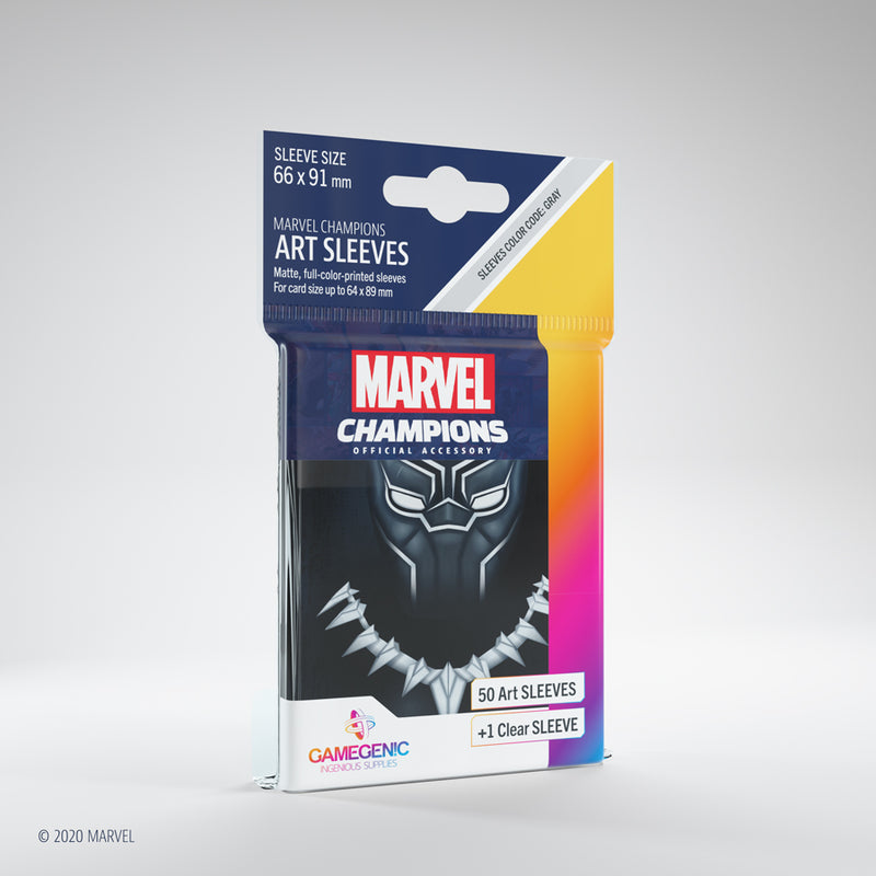 Gamegenic - Sleeve Marvel Art Black Panther