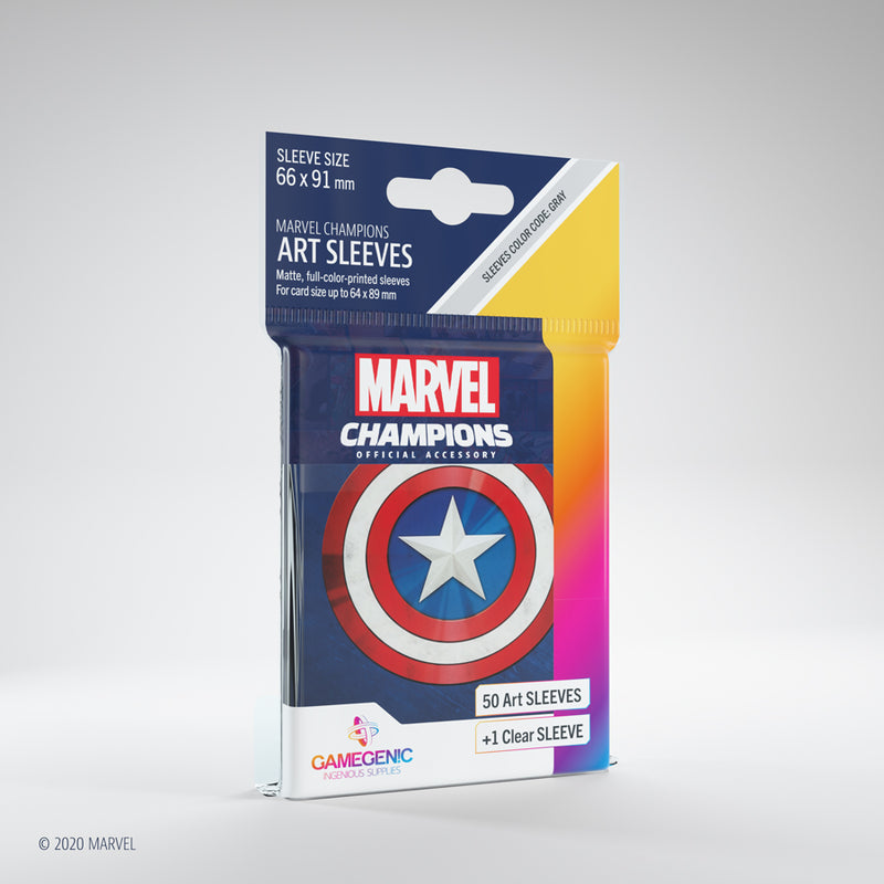 Gamegenic - Sleeve Marvel Art Captain America