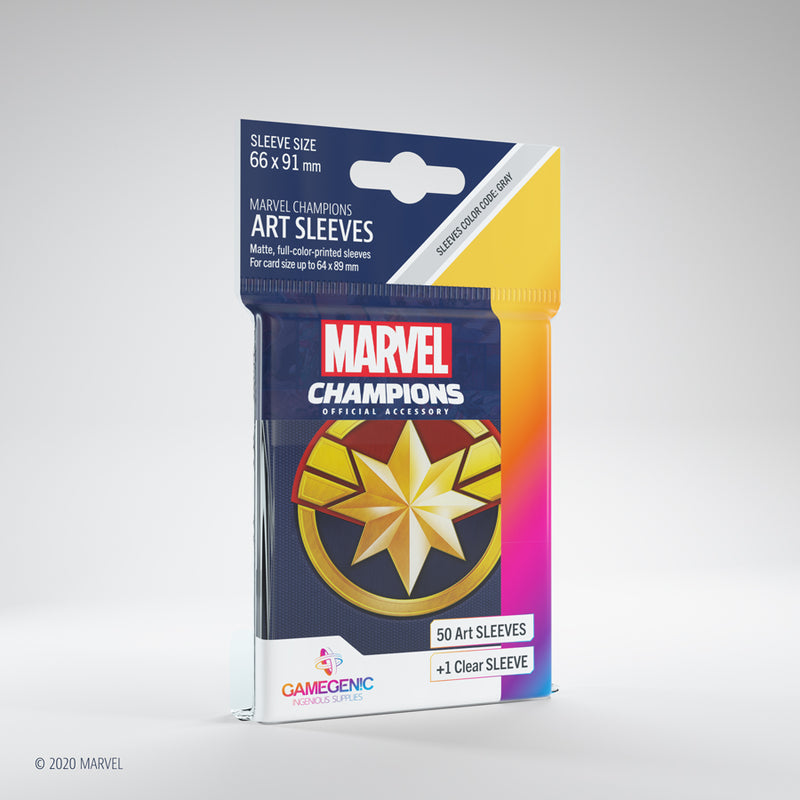 Gamegenic - Sleeve Marvel Art Captain Marvel