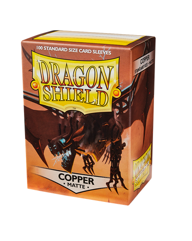 Dragon Shield - Matte Sleeve Copper