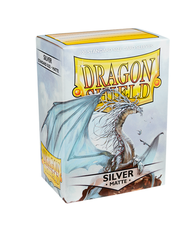 Dragon Shield - Matte Sleeve Silver