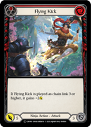 Flying Kick (Red) (Rainbow Foil) [CRU069-RF] Unlimited Rainbow Foil