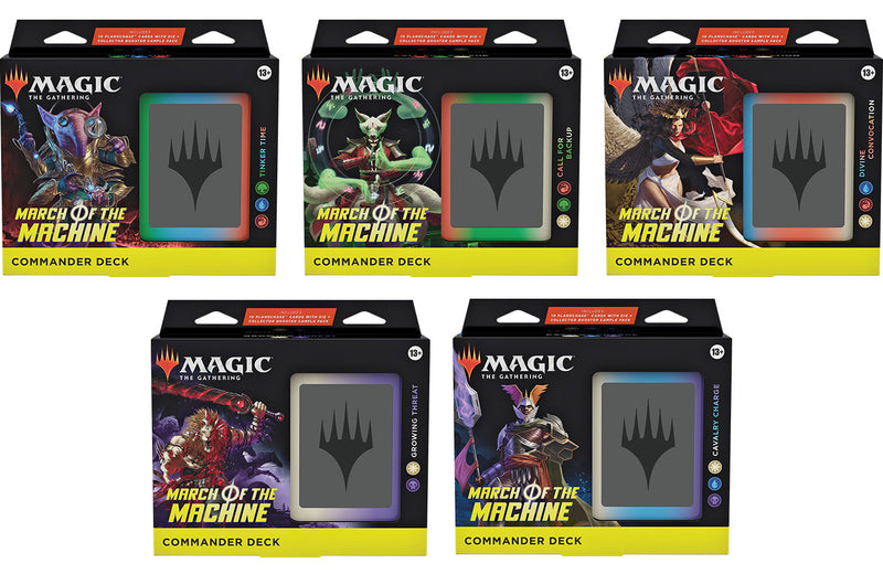MTG - March of the Machine Commander Deck Set of Five