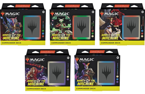 MTG - March of the Machine Commander Deck Set of Five