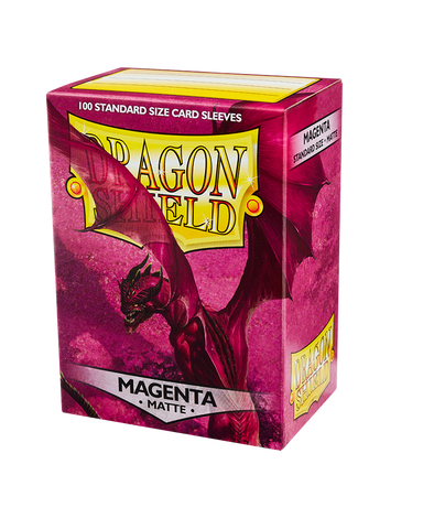Dragon Shield - Matte Sleeve Magenta