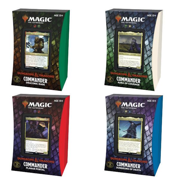 MTG - Adventures in the Forgotten Realms Commander Deck Set of Four