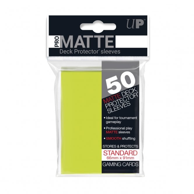 Ultra Pro - Sleeve Pro-Matte 50pcs Bright Yellow