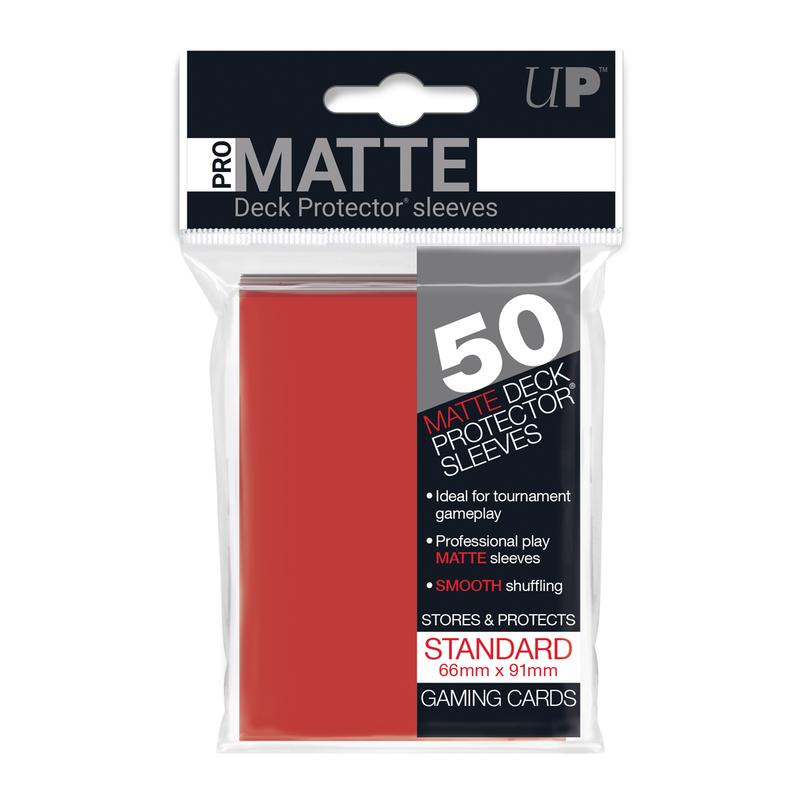 Ultra Pro - Sleeve Pro-Matte 50pcs Red