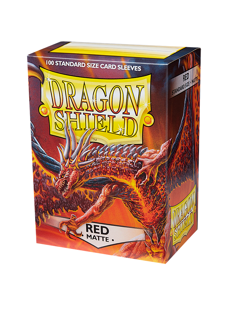 Dragon Shield - Matte Sleeve Red