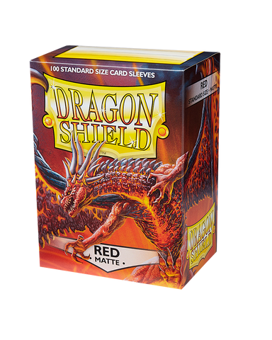 Dragon Shield - Matte Sleeve Red