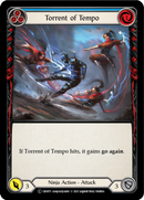 Torrent of Tempo (Blue) (Rainbow Foil) [CRU068-RF] Unlimited Rainbow Foil