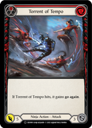 Torrent of Tempo (Red) (Rainbow Foil) [CRU066-RF] Unlimited Rainbow Foil