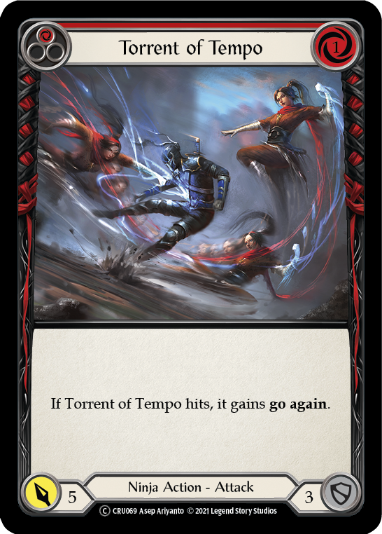 Torrent of Tempo (Red) [CRU066] Unlimited Normal