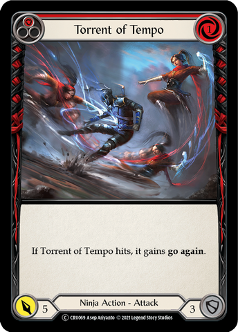 Torrent of Tempo (Red) [CRU066] Unlimited Normal