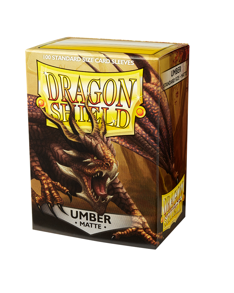 Dragon Shield - Matte Sleeve Umber