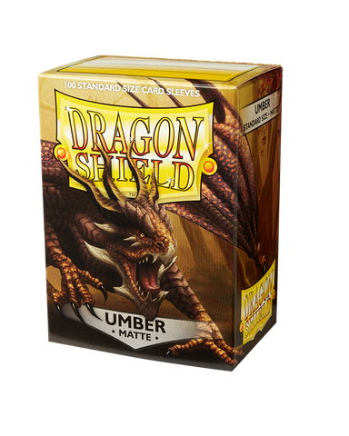 Dragon Shield - Matte Sleeve Umber