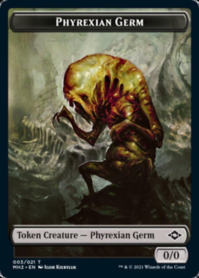 Phyrexian Germ Token // Treasure Token (