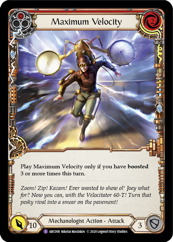 Maximum Velocity [ARC008] Unlimited Edition Rainbow Foil