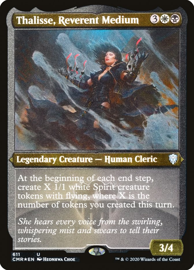 Thalisse, Reverent Medium (Foil Etched) [Commander Legends]