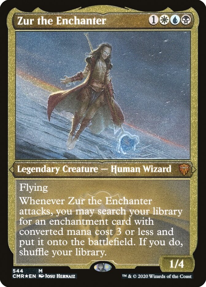 Zur the Enchanter (Foil Etched) [Commander Legends]