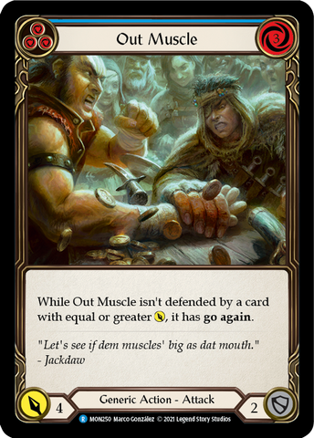Out Muscle (Blue) [MON250] 1st Edition Normal