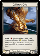 Gallantry Gold (Rainbow Foil) [U-MON108-RF] Unlimited Edition Rainbow Foil