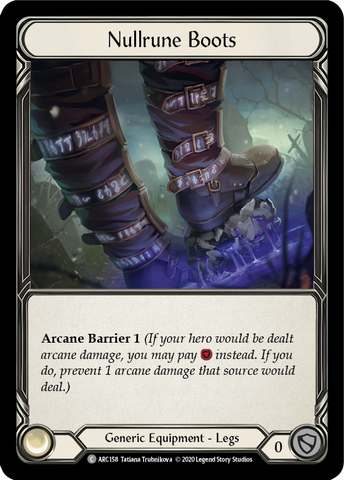Nullrune Boots [ARC158] Unlimited Edition Rainbow Foil
