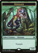 Dinosaur // Treasure (011) Token [Friday Night Magic 2017]