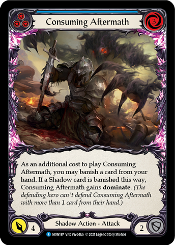 Consuming Aftermath (Blue) [MON197] 1st Edition Normal