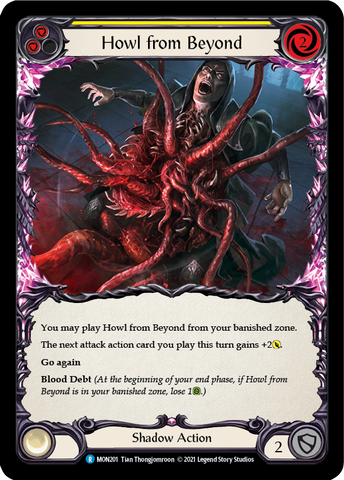 Howl from Beyond (Yellow) [MON201] 1st Edition Normal