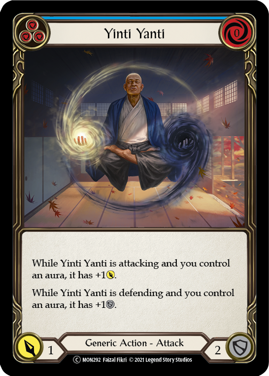 Yinti Yanti (Blue) (Rainbow Foil) [U-MON292-RF] Unlimited Edition Rainbow Foil