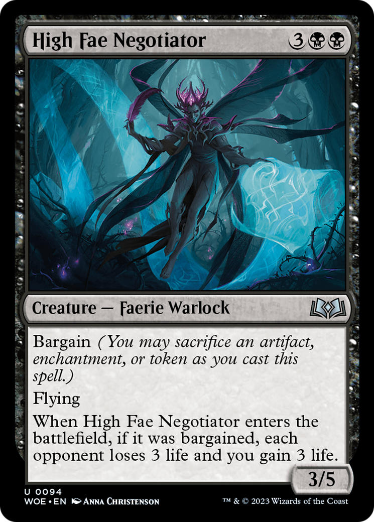 High Fae Negotiator [Wilds of Eldraine]